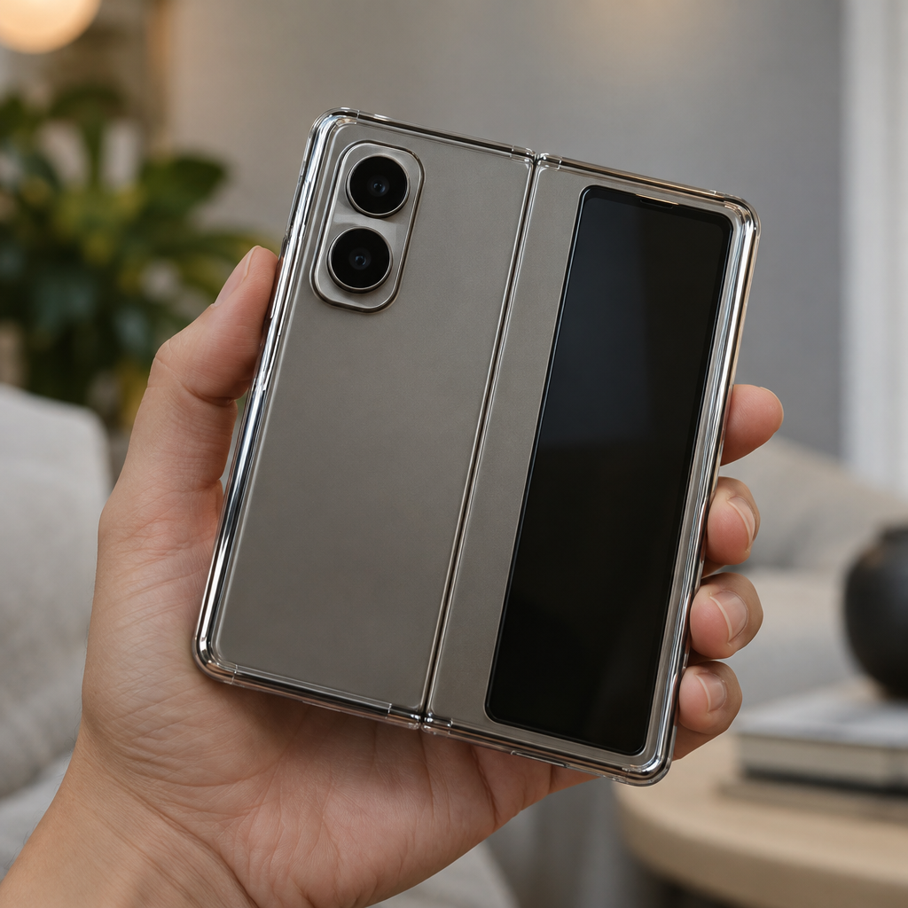 Electroplated Clear Case – iPhone Duo — in hand