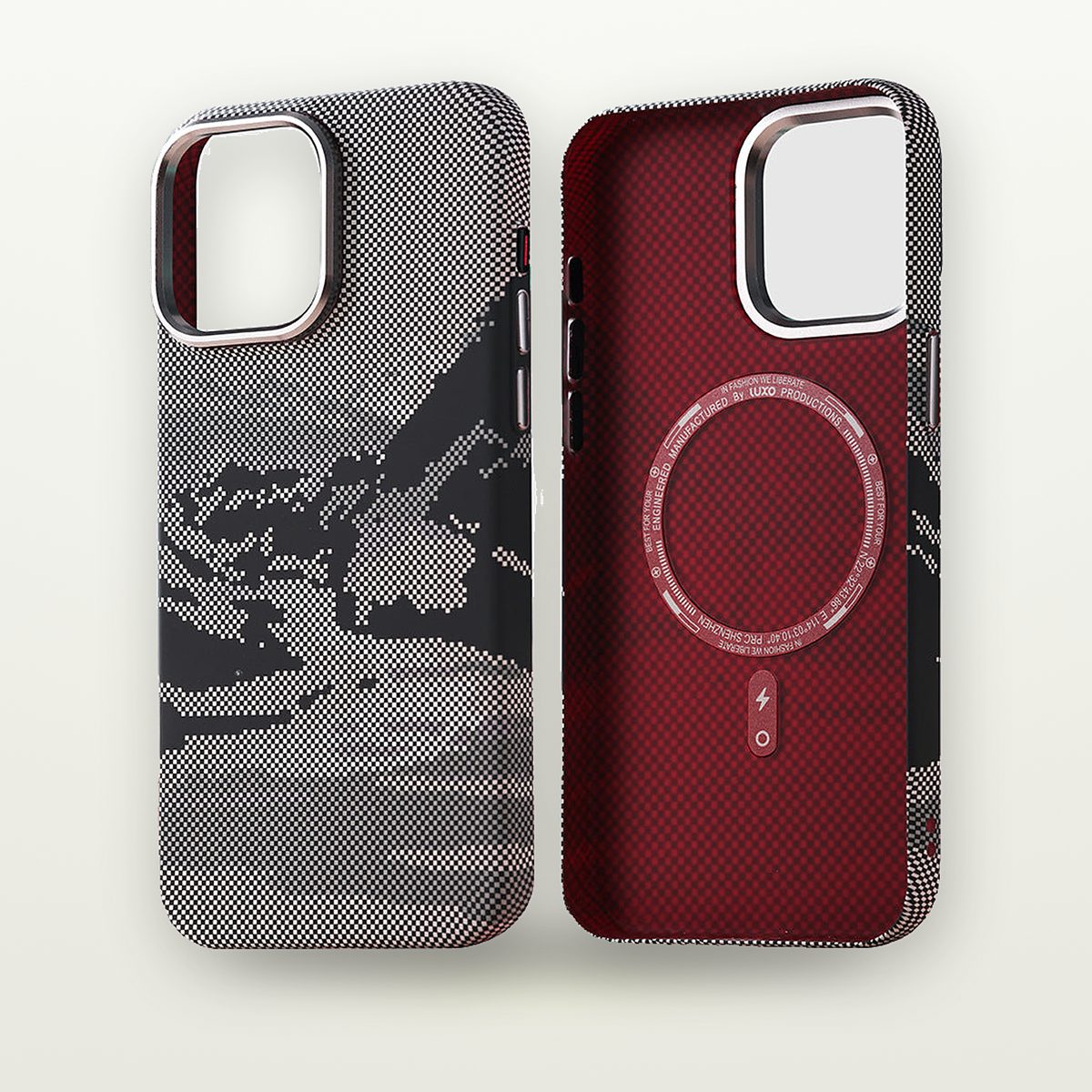 Mountain Ridge Twill MagSafe Case for iPhone 13–16 — GripLux (4)