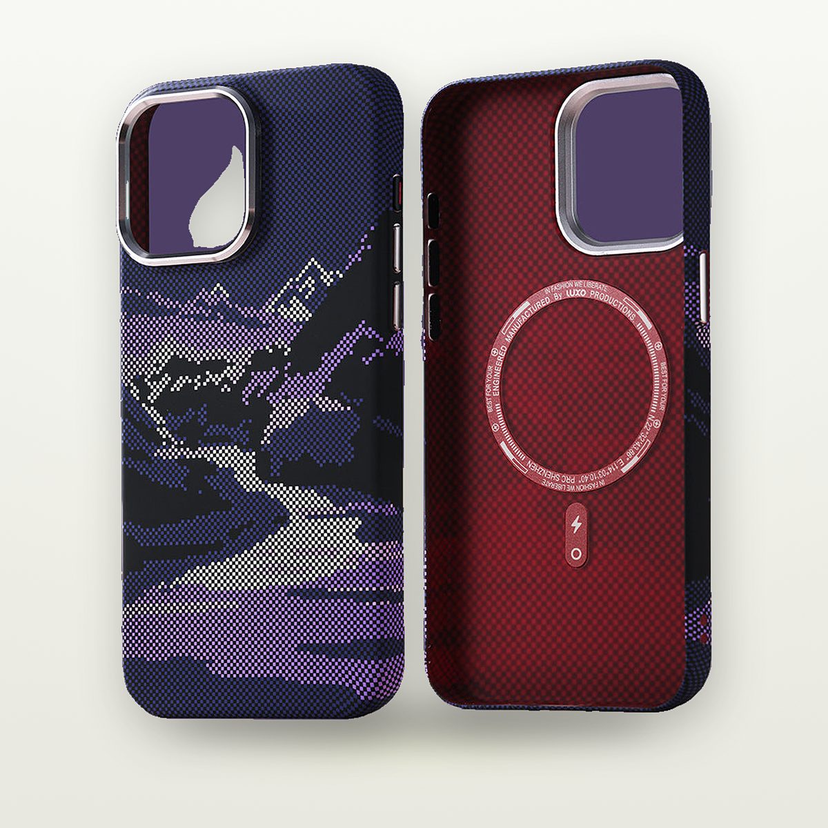 Mountain Ridge Twill MagSafe Case for iPhone 13–16 — GripLux (7)