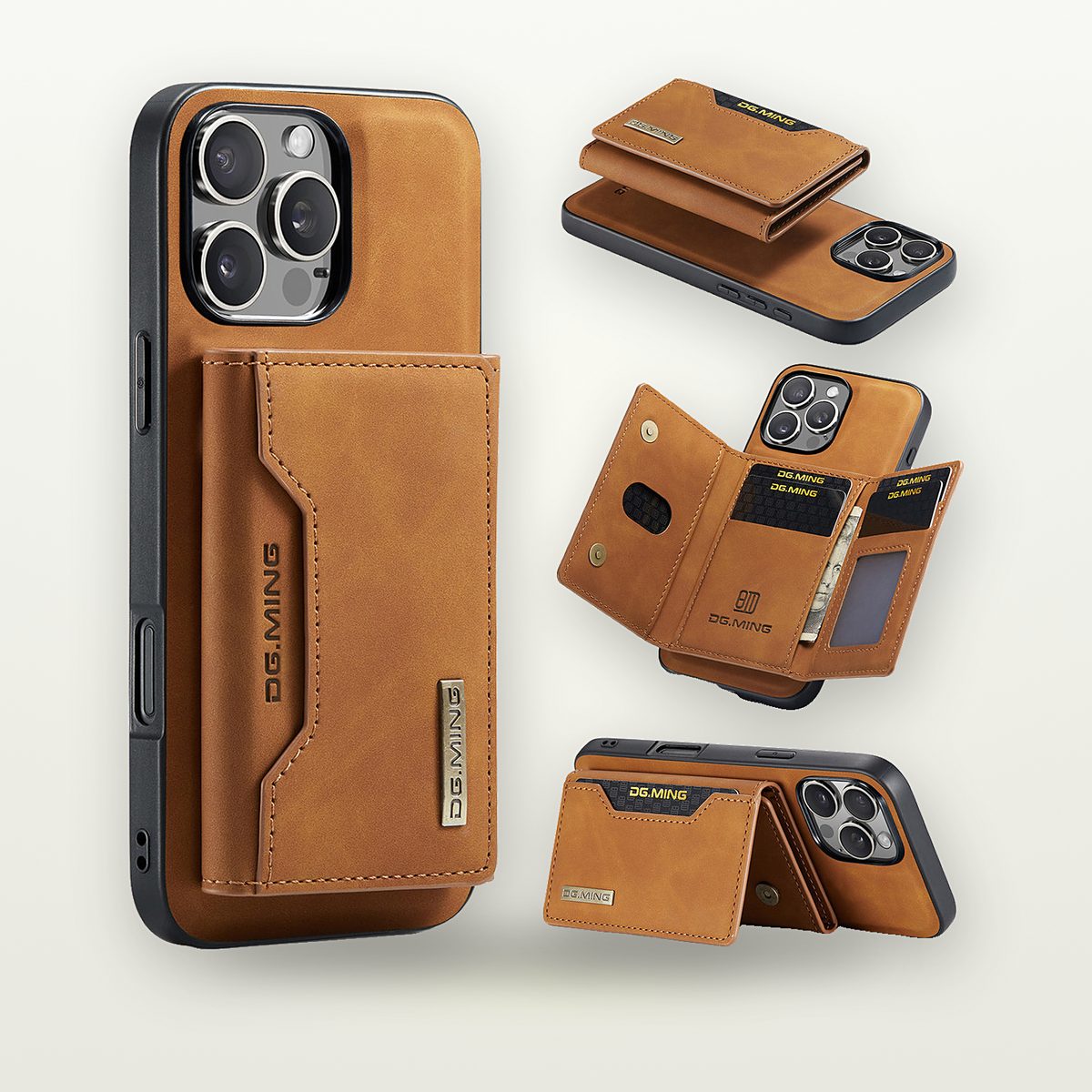 Detachable Card Wallet MagSafe Case for iPhone 16 Series — GripLux (5)