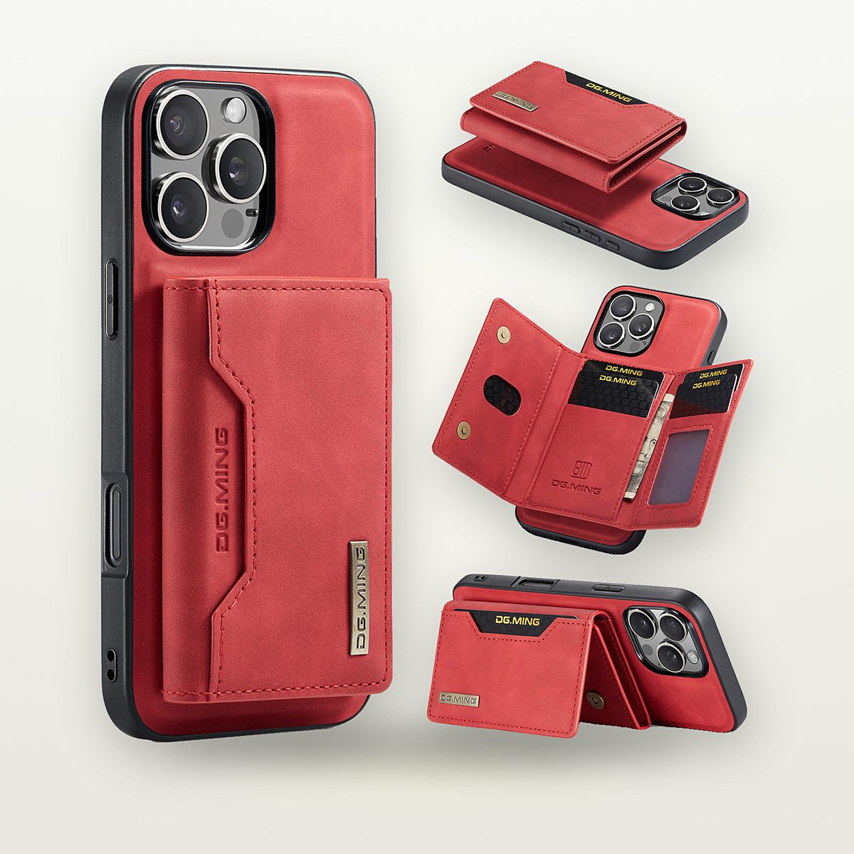 Detachable Card Wallet MagSafe Case for iPhone 16 Series — GripLux (7)