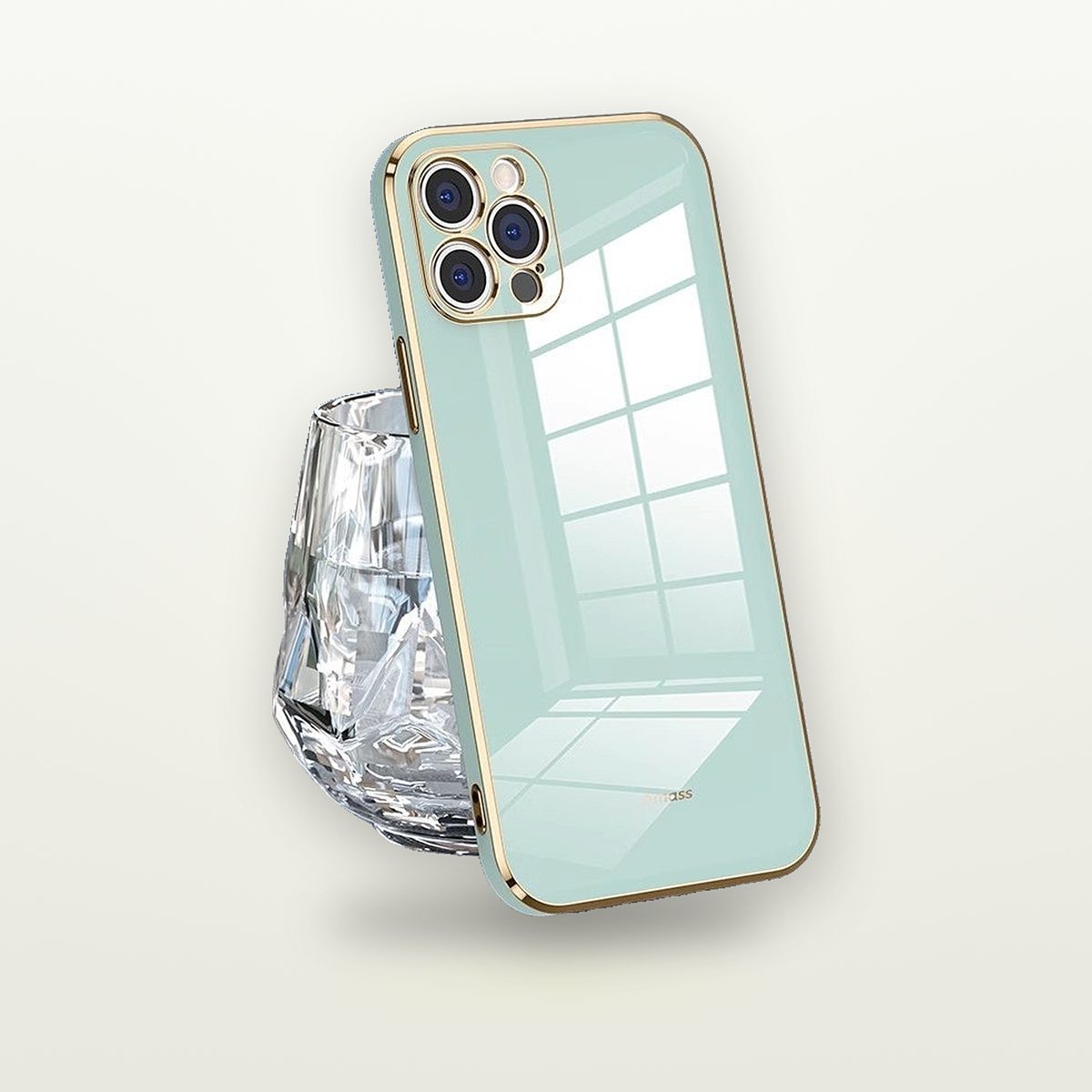 Electroplated Straight-Edge Case for iPhone 15 & 16 Series — GripLux