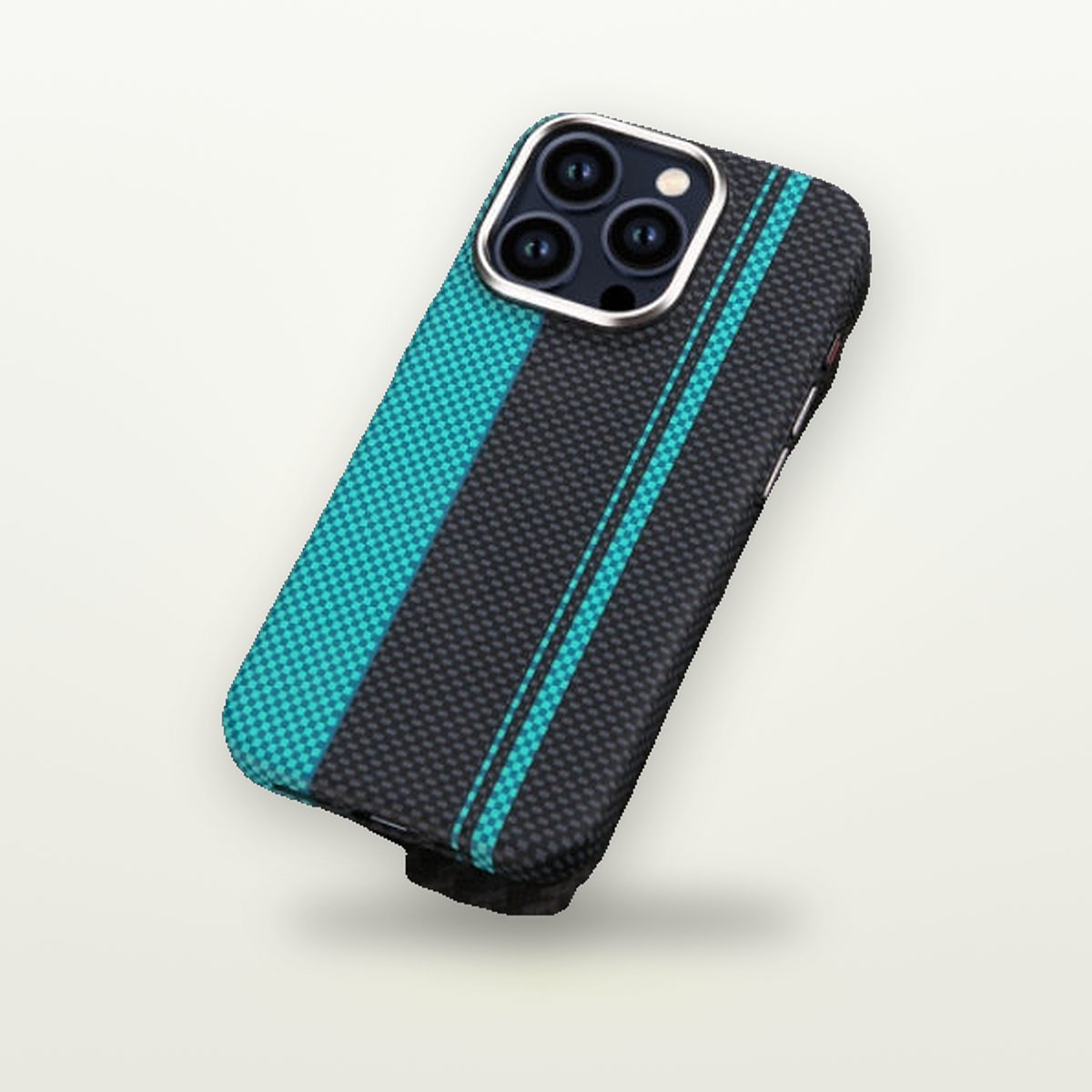 Racing Stripe Carbon-Pattern MagSafe Case for iPhone 16 Series — GripLux (7)