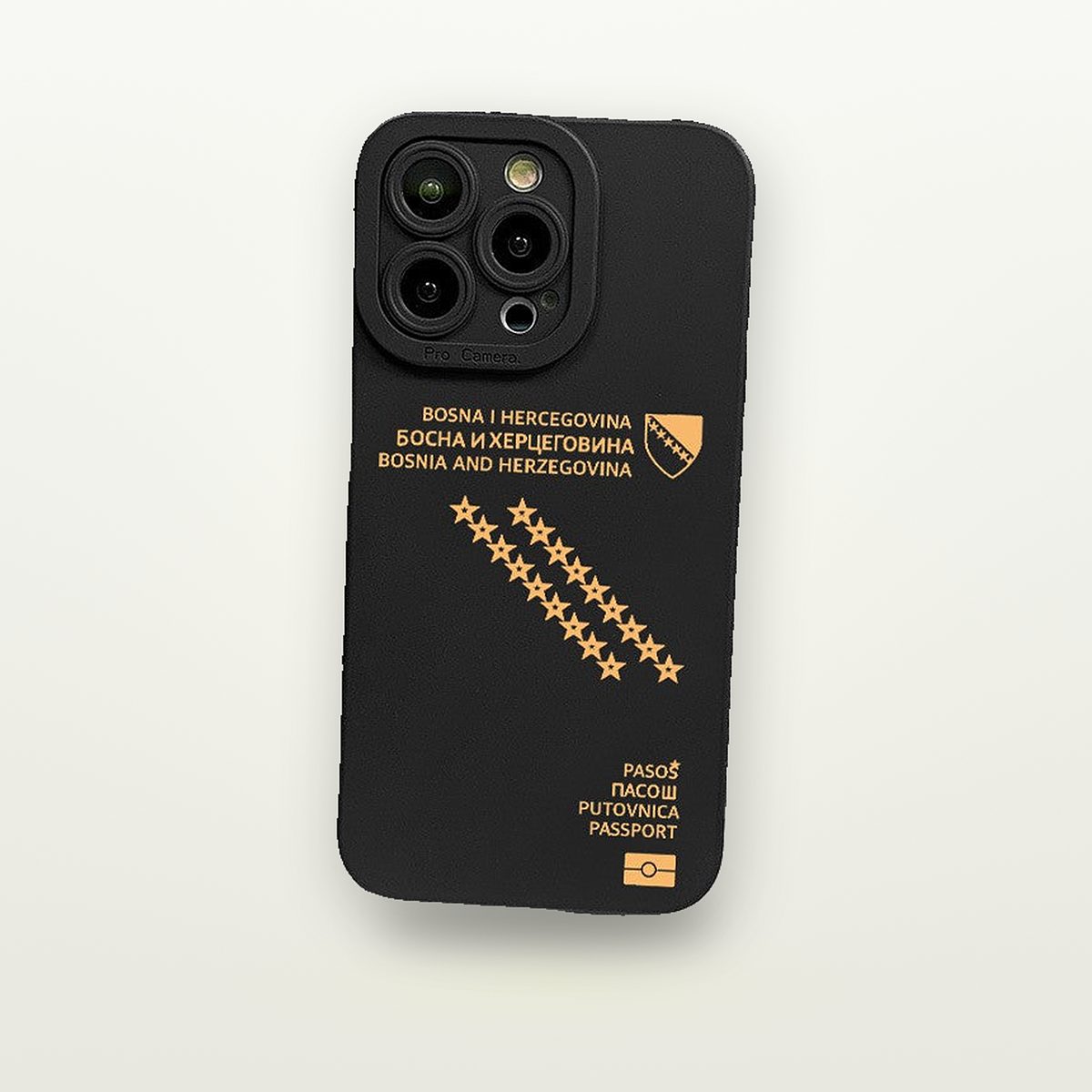 Yellow Star Graphic Black Case for iPhone 11–16 — GripLux (4)