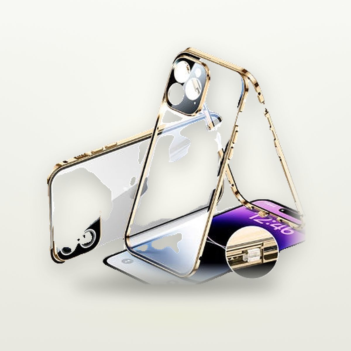 All-Metal Minimalist Case for iPhone 11–16 — GripLux (7)