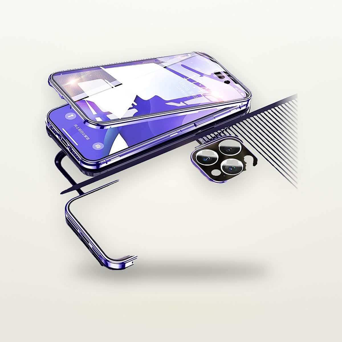 Double-Sided Glass MagSafe Case for iPhone 16 Series — GripLux (6)