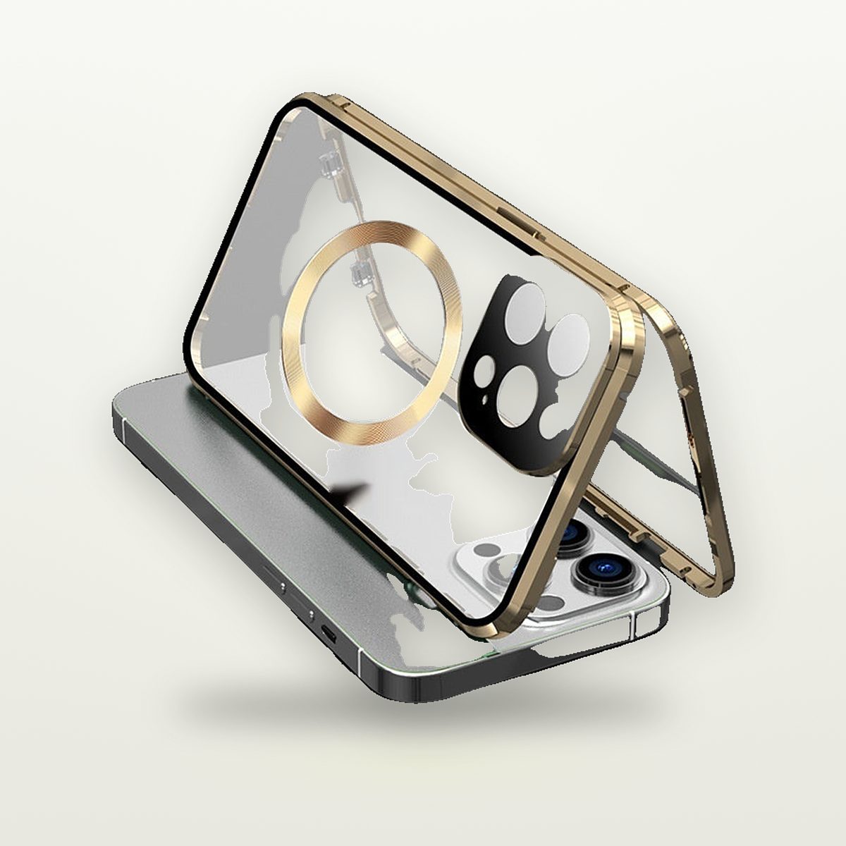 Metal Buckle MagSafe Case for iPhone 11–16 — GripLux