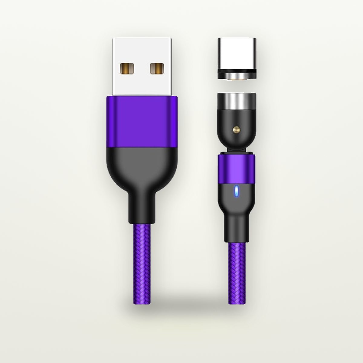 540° Rotating Magnetic Charging Cable — GripLux (9)