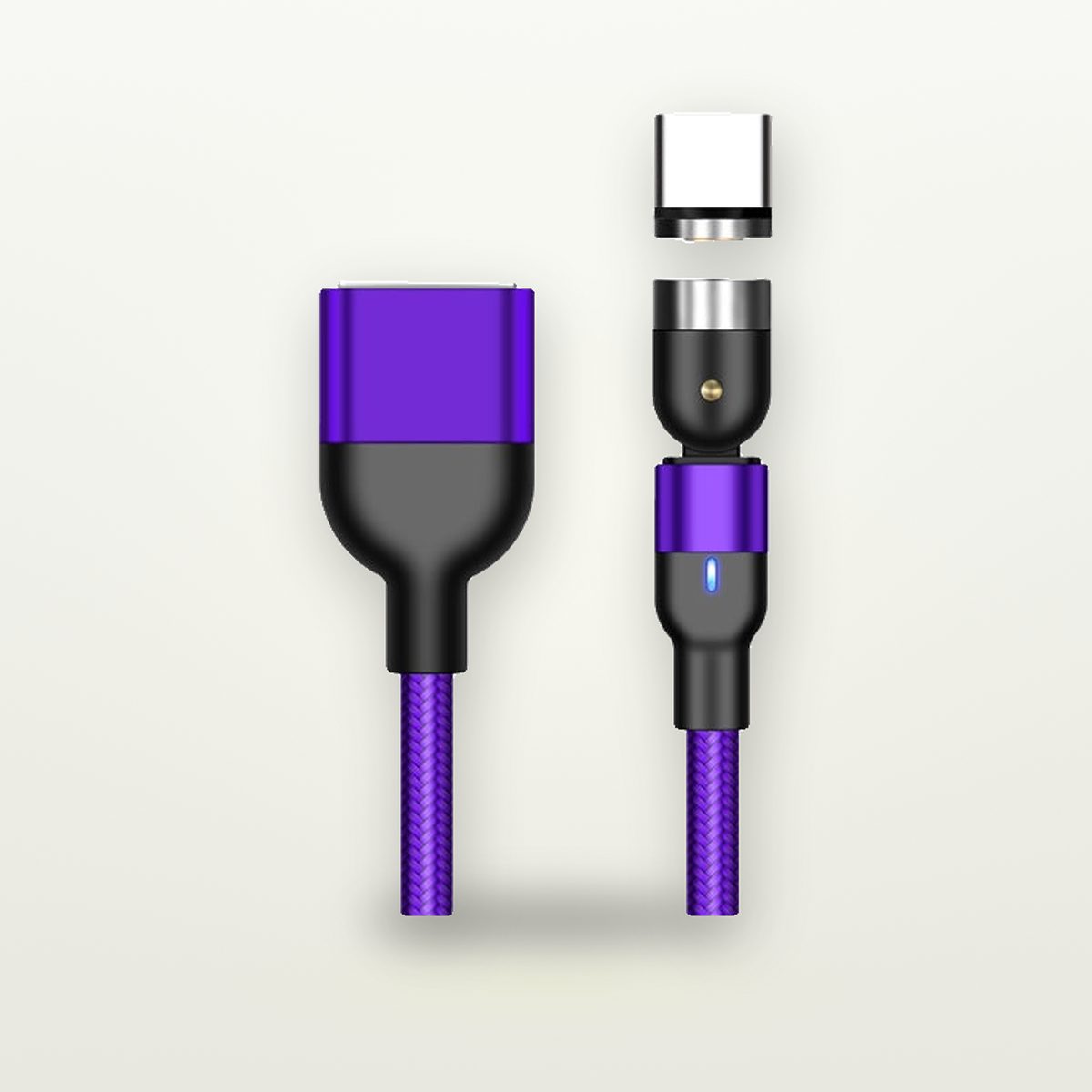 540° Rotating Magnetic Charging Cable — GripLux (12)