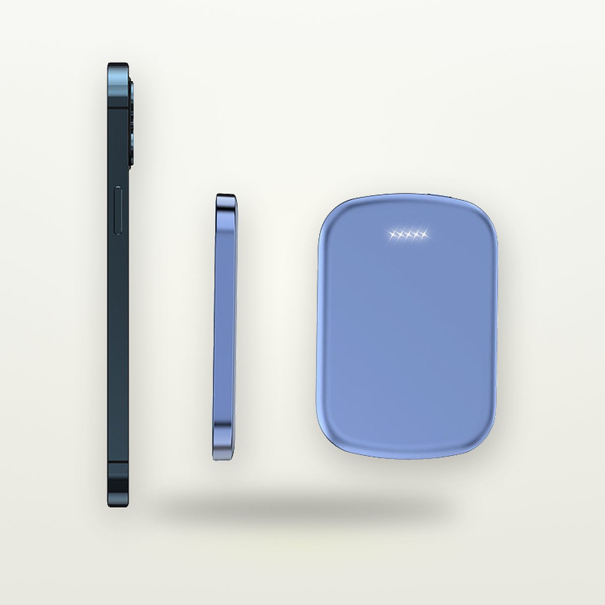 Slim 8,400mAh MagSafe-Compatible Wireless Power Bank — GripLux