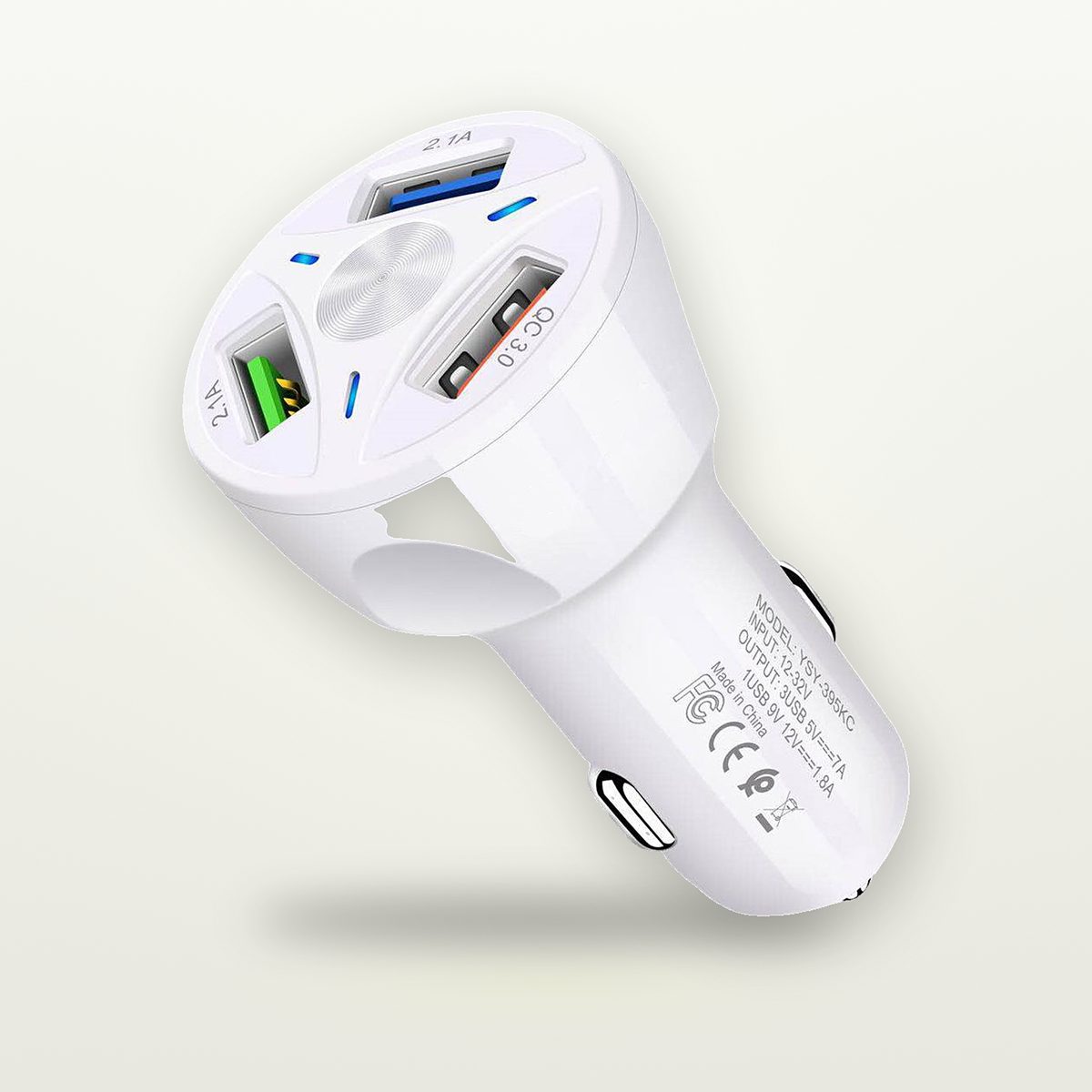 45W Four-Device Fast Car Charger — GripLux (6)