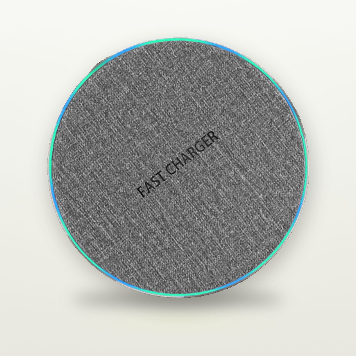 Fabric & Aluminum 15W Wireless Charging Disc — GripLux (3)