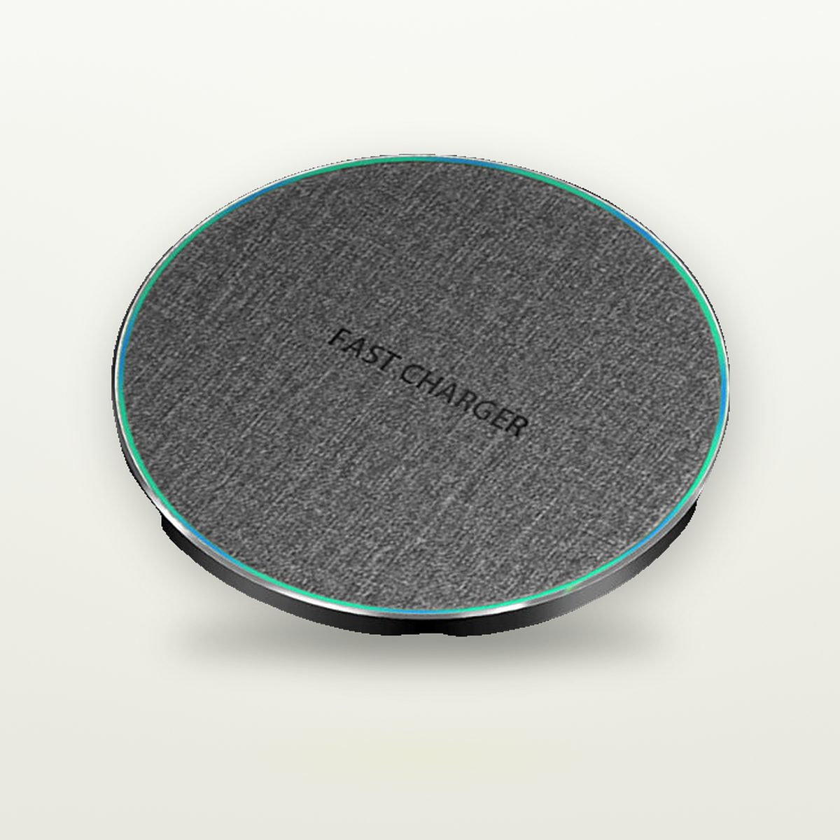 Fabric & Aluminum 15W Wireless Charging Disc — GripLux (6)