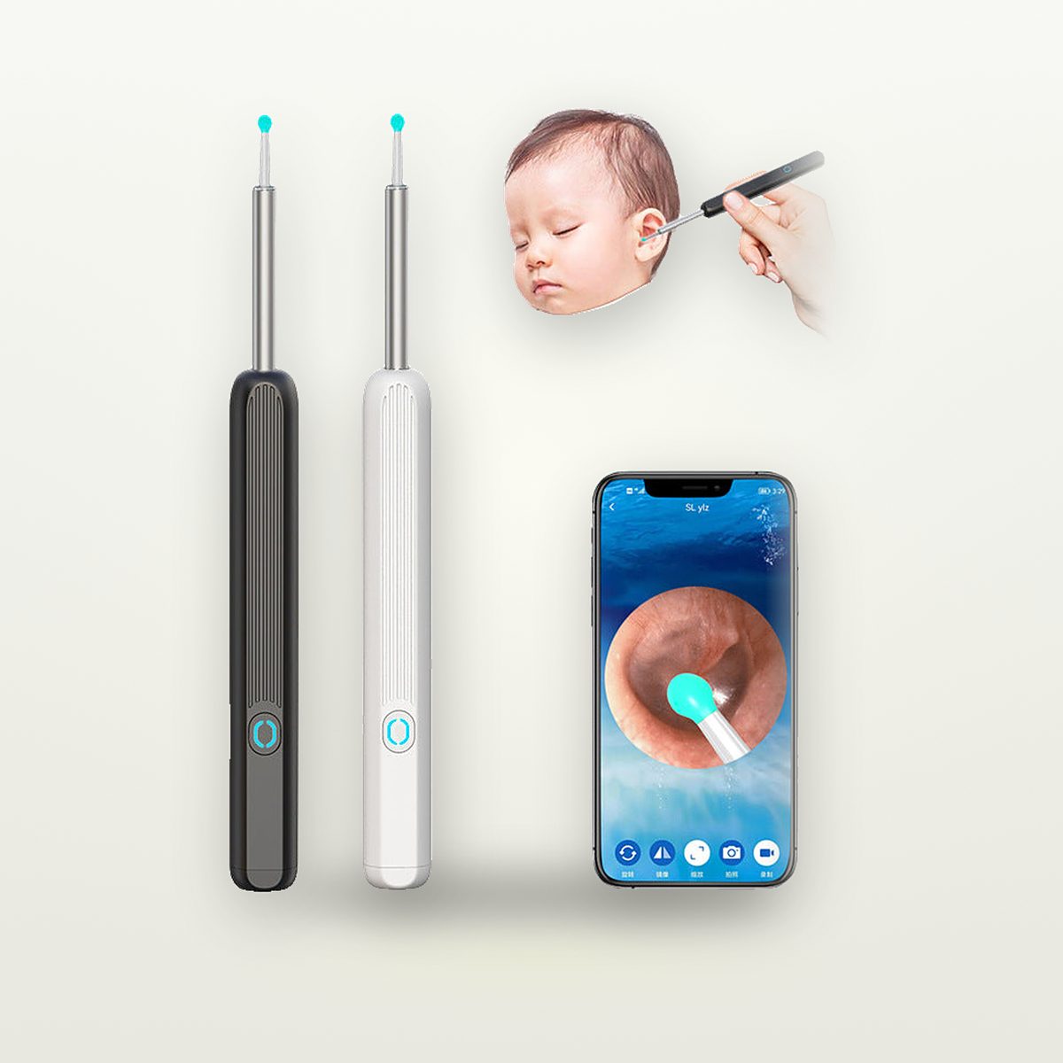 HD Wireless Ear Camera with LED Light — GripLux (3)