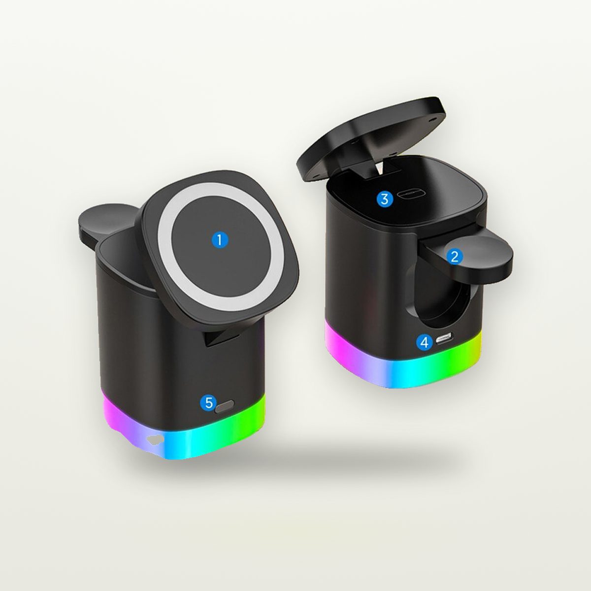 RGB Glow 3-in-1 Magnetic Charging Cube — GripLux (4)