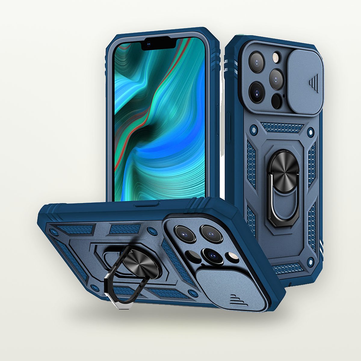 Two-Tone MagSafe Ring Stand Case for iPhone 15–17 — GripLux (2)