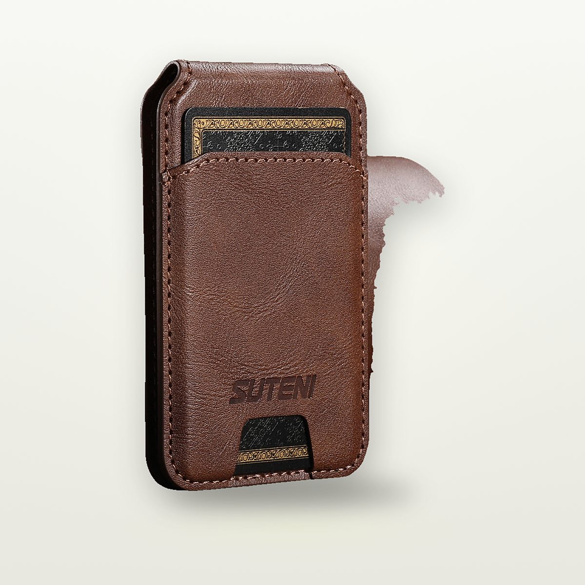 Faux Leather MagSafe Card Wallet with Stand — GripLux (2)