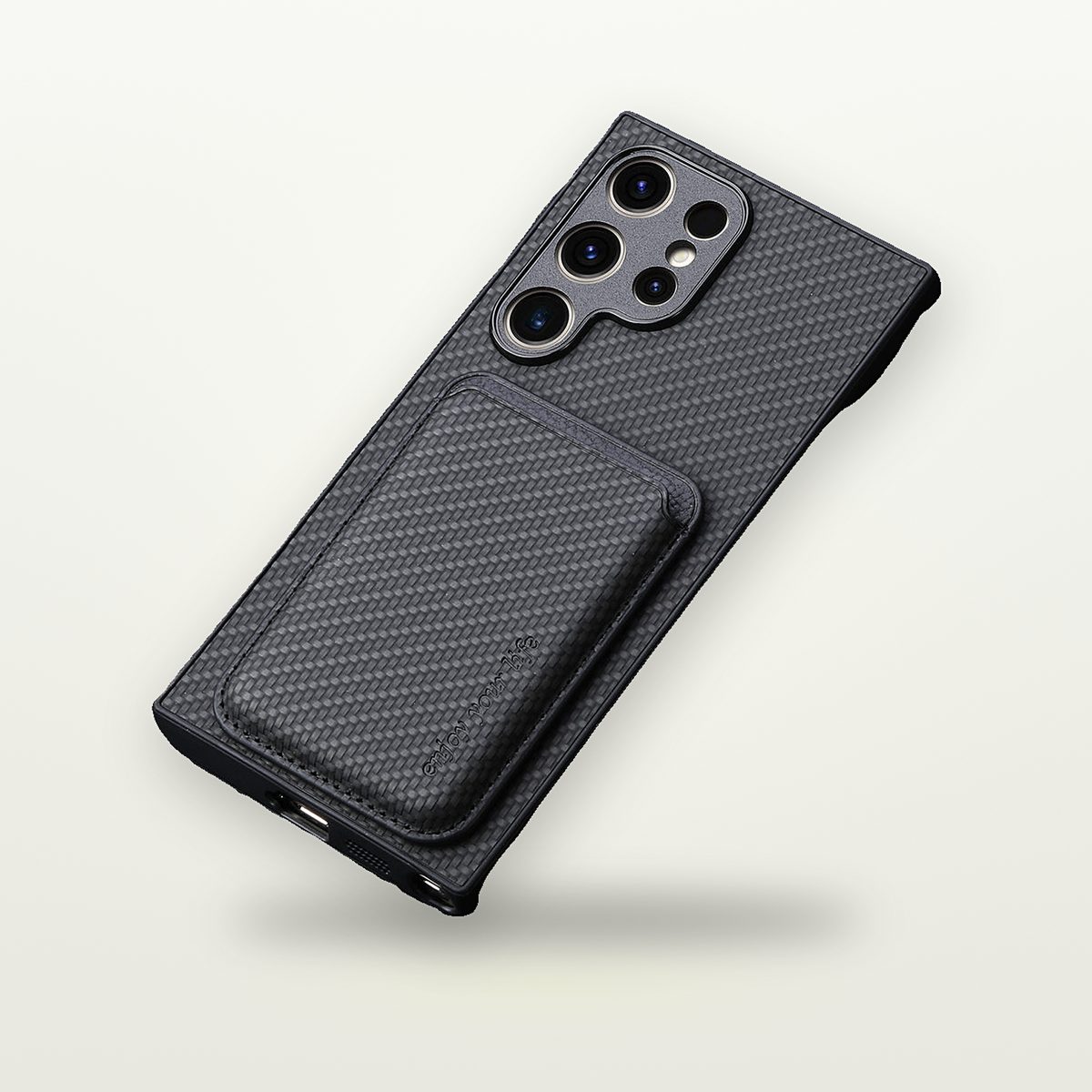 Two-in-One Leather Card Holder Case for Galaxy S20–S25 — GripLux (4)