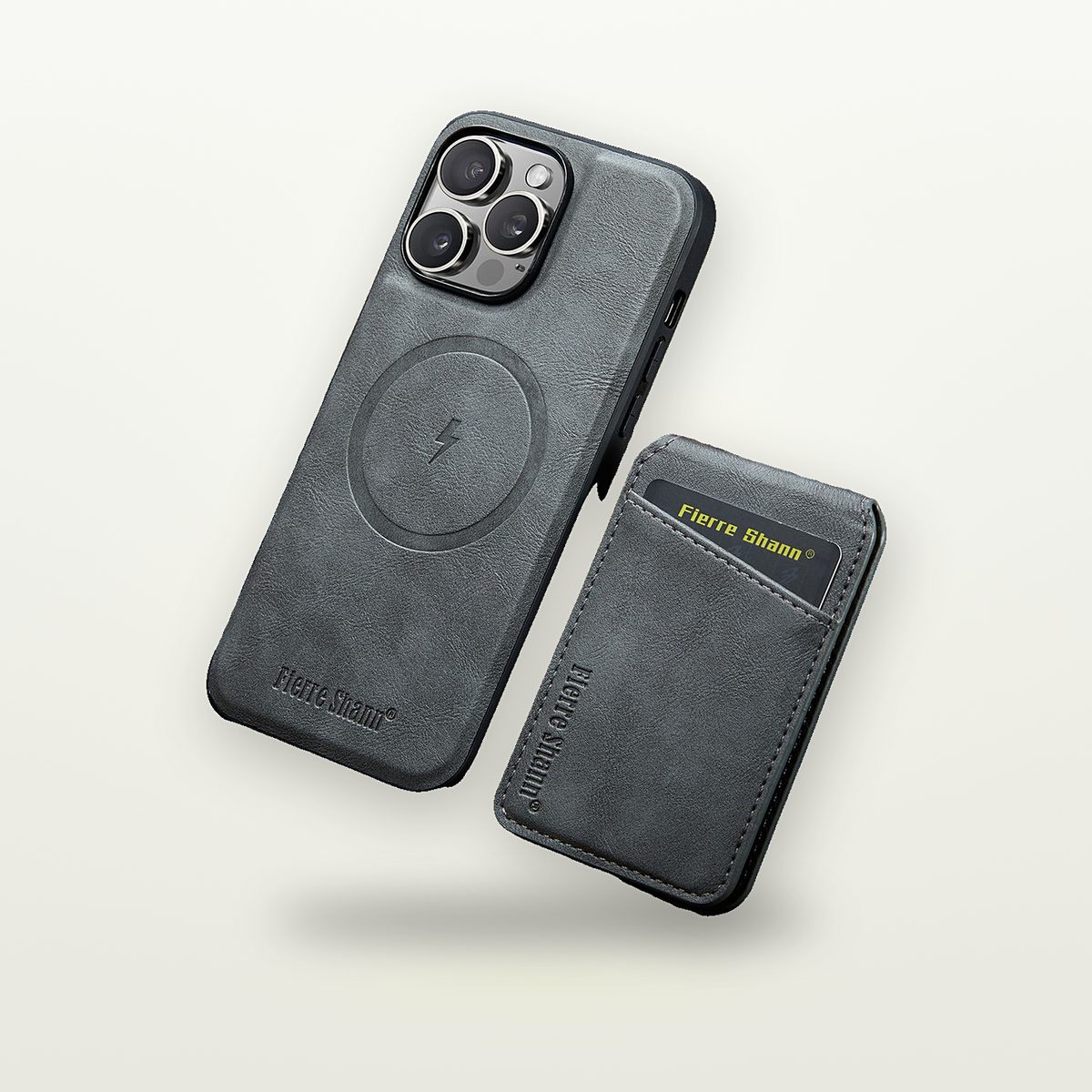 Card Slot Kickstand Magnetic Faux Leather Case for Galaxy S22–S25 — GripLux