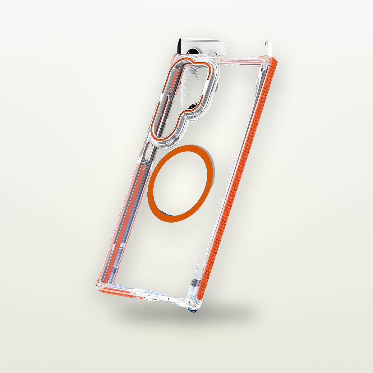 Two-Tone Clear Magnetic Case for Galaxy S25 Ultra — GripLux