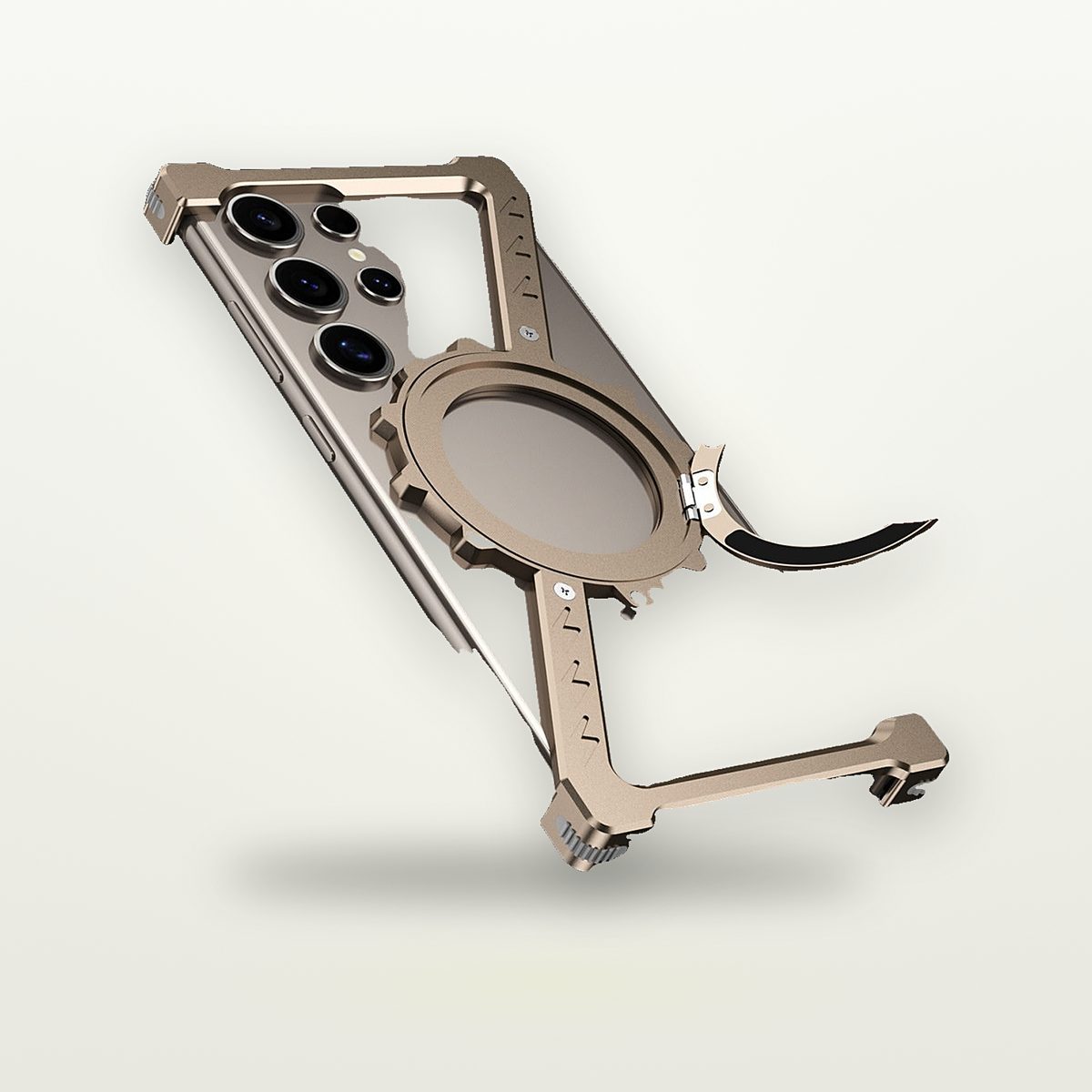 CNC Aluminum Z-Stand Magnetic Case for Galaxy S22–S25 Ultra — GripLux (4)