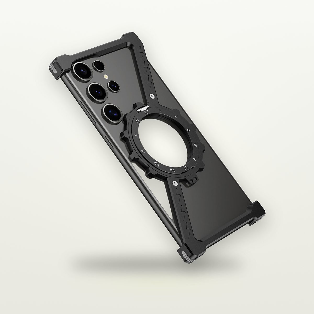 CNC Aluminum Z-Stand Magnetic Case for Galaxy S22–S25 Ultra — GripLux (5)