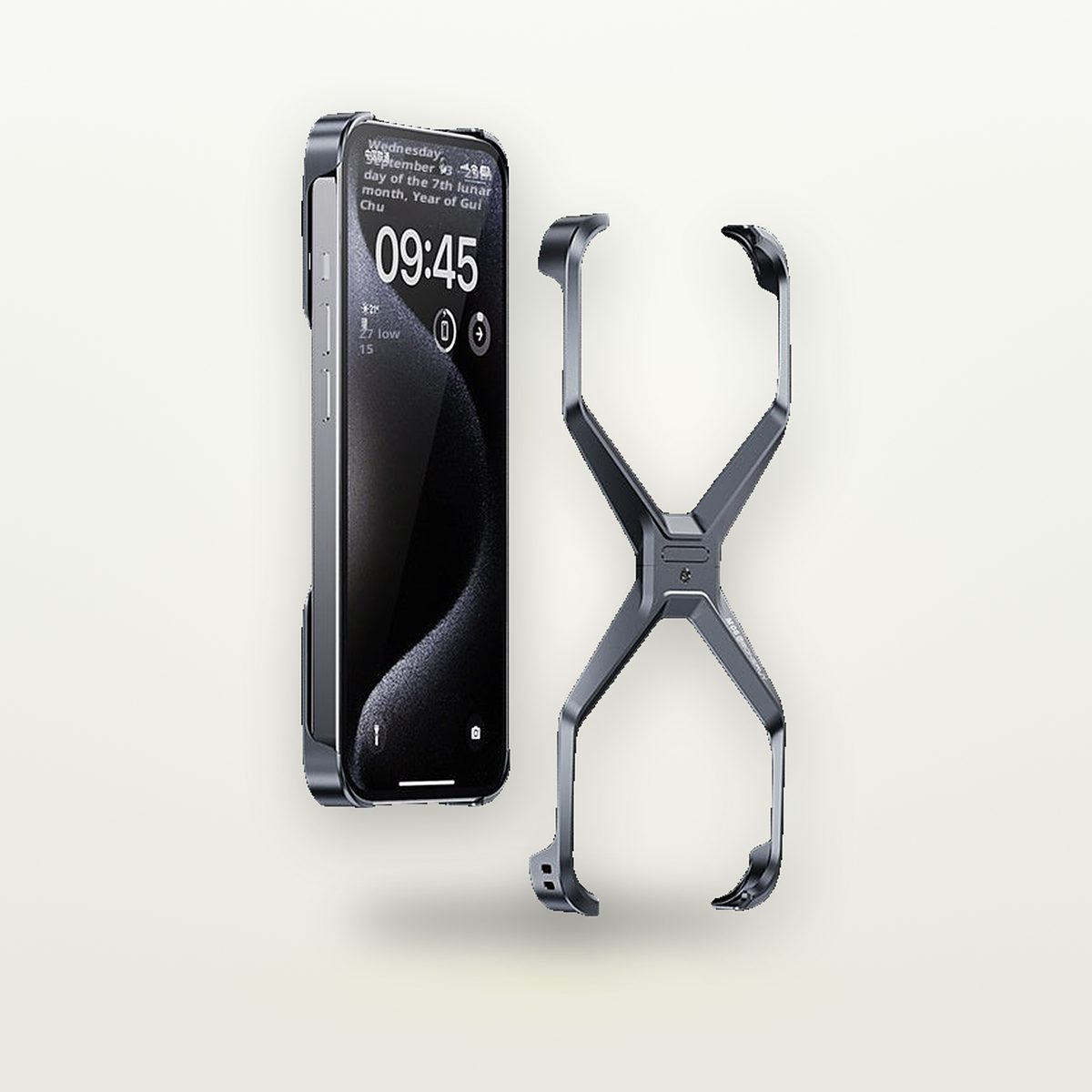 Aluminum Hollow-Cut Case for iPhone 12–17 Pro — GripLux (6)