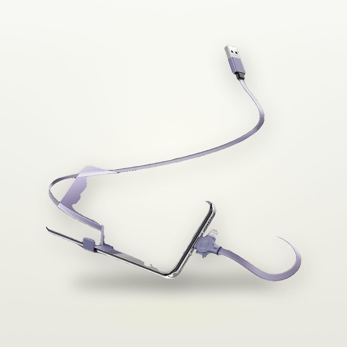 Macaron Retractable 3-in-1 Cable with Phone Stand — GripLux (7)