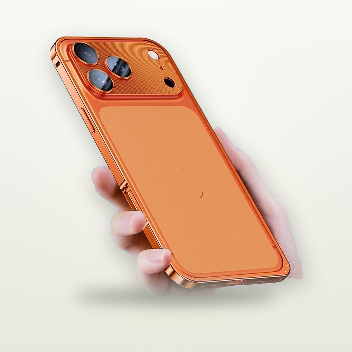 CNC Aluminum Frame Case with Lens Guard for iPhone 13–17 — GripLux