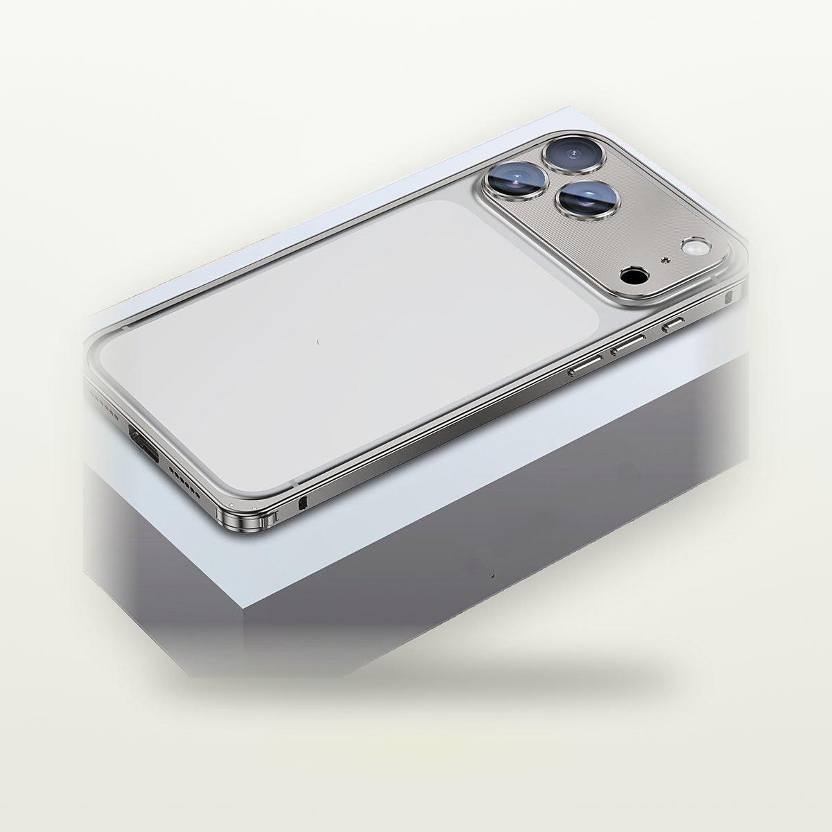 CNC Aluminum Frame Case with Lens Guard for iPhone 13–17 — GripLux (4)