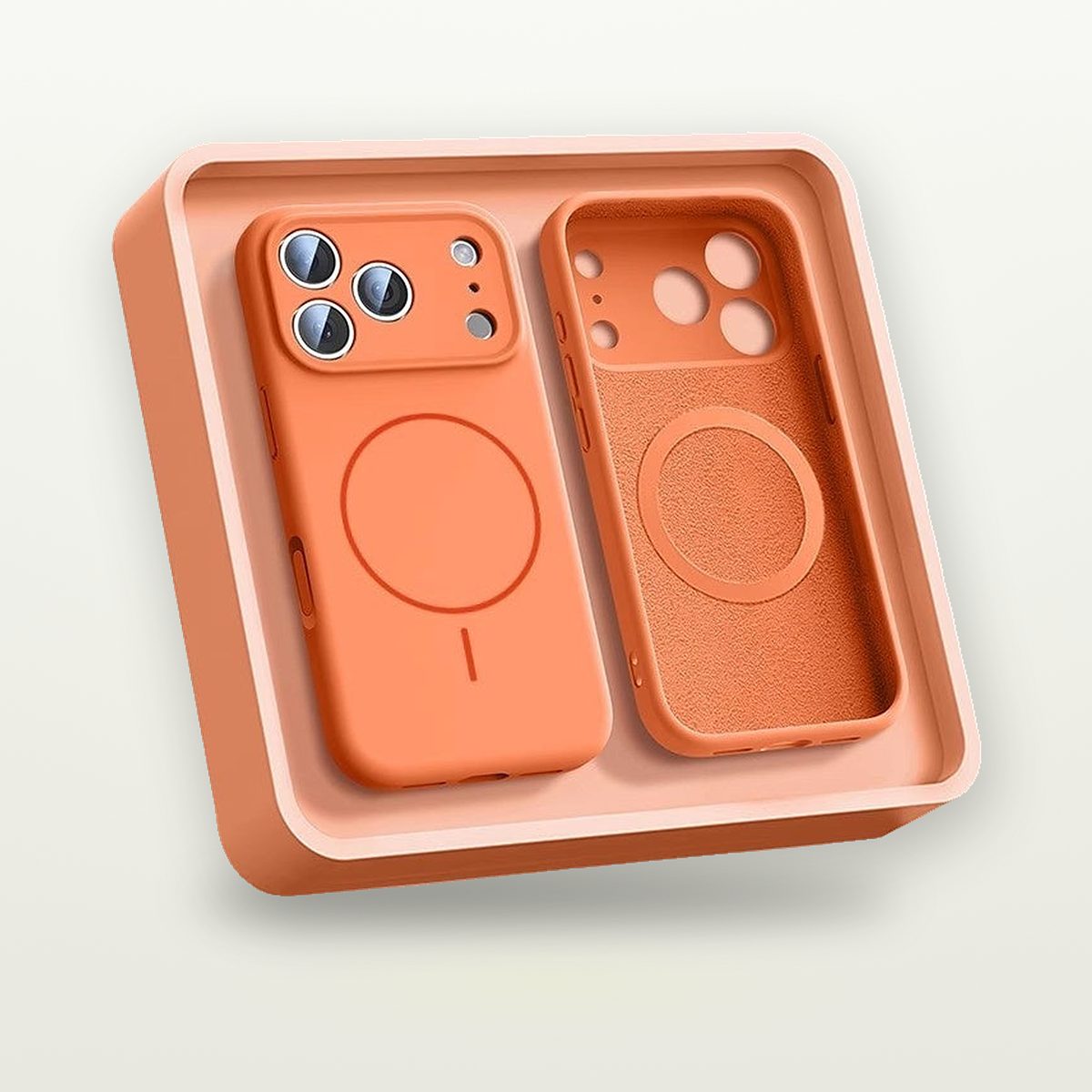 Frosted Liquid Silicone MagSafe Case for iPhone 17, Air & 15 Pro Max — GripLux