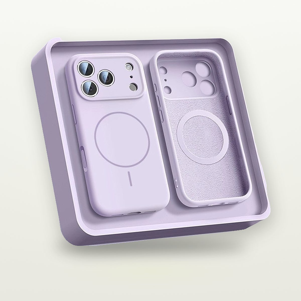 Frosted Liquid Silicone MagSafe Case for iPhone 17, Air & 15 Pro Max — GripLux (5)