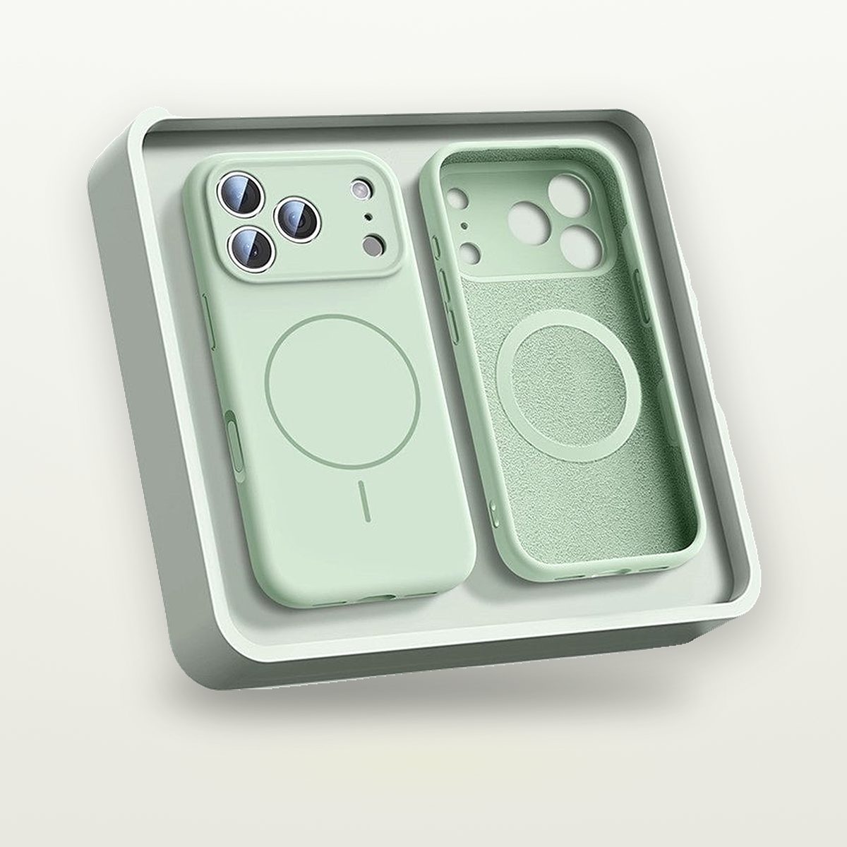Frosted Liquid Silicone MagSafe Case for iPhone 17, Air & 15 Pro Max — GripLux (6)