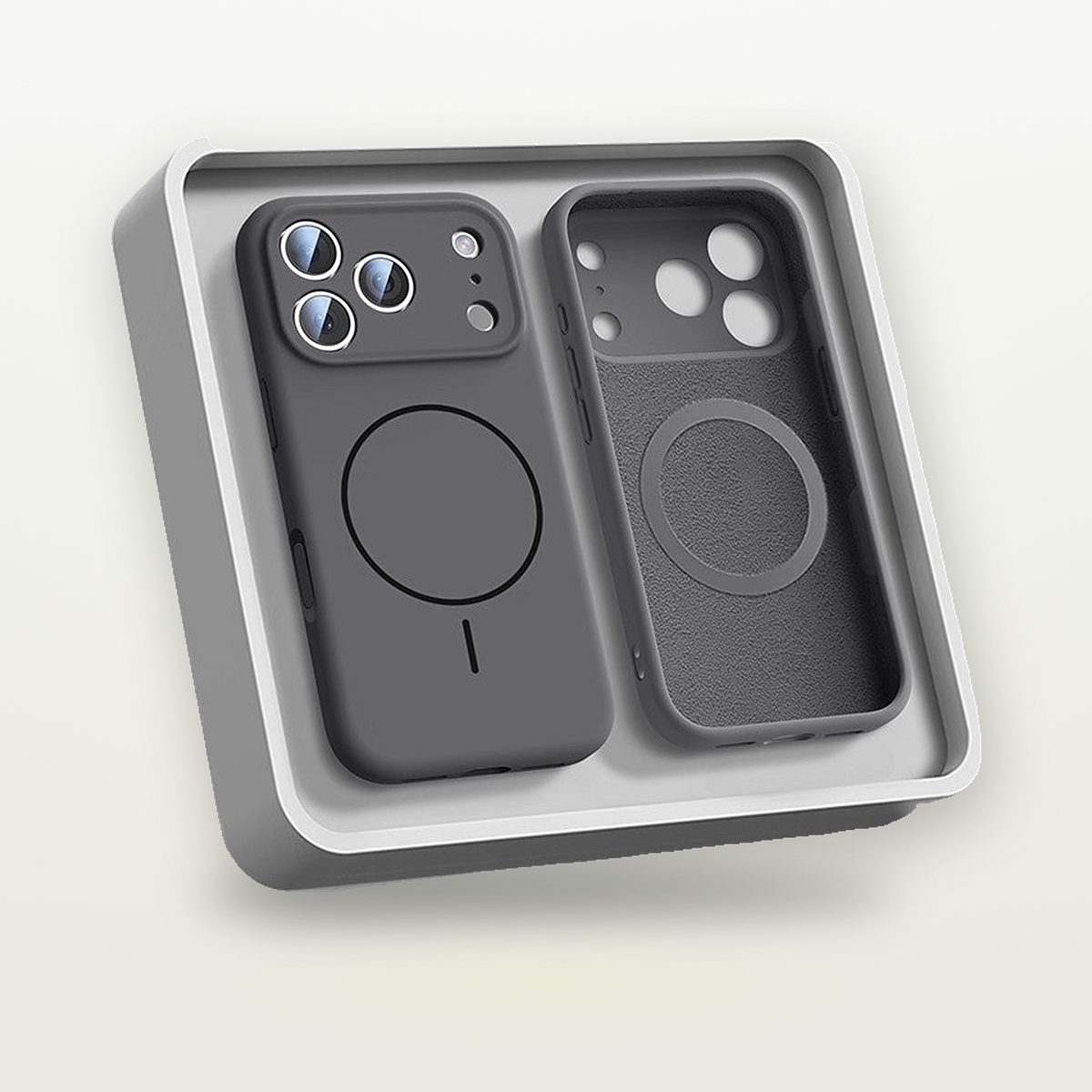 Frosted Liquid Silicone MagSafe Case for iPhone 17, Air & 15 Pro Max — GripLux (8)
