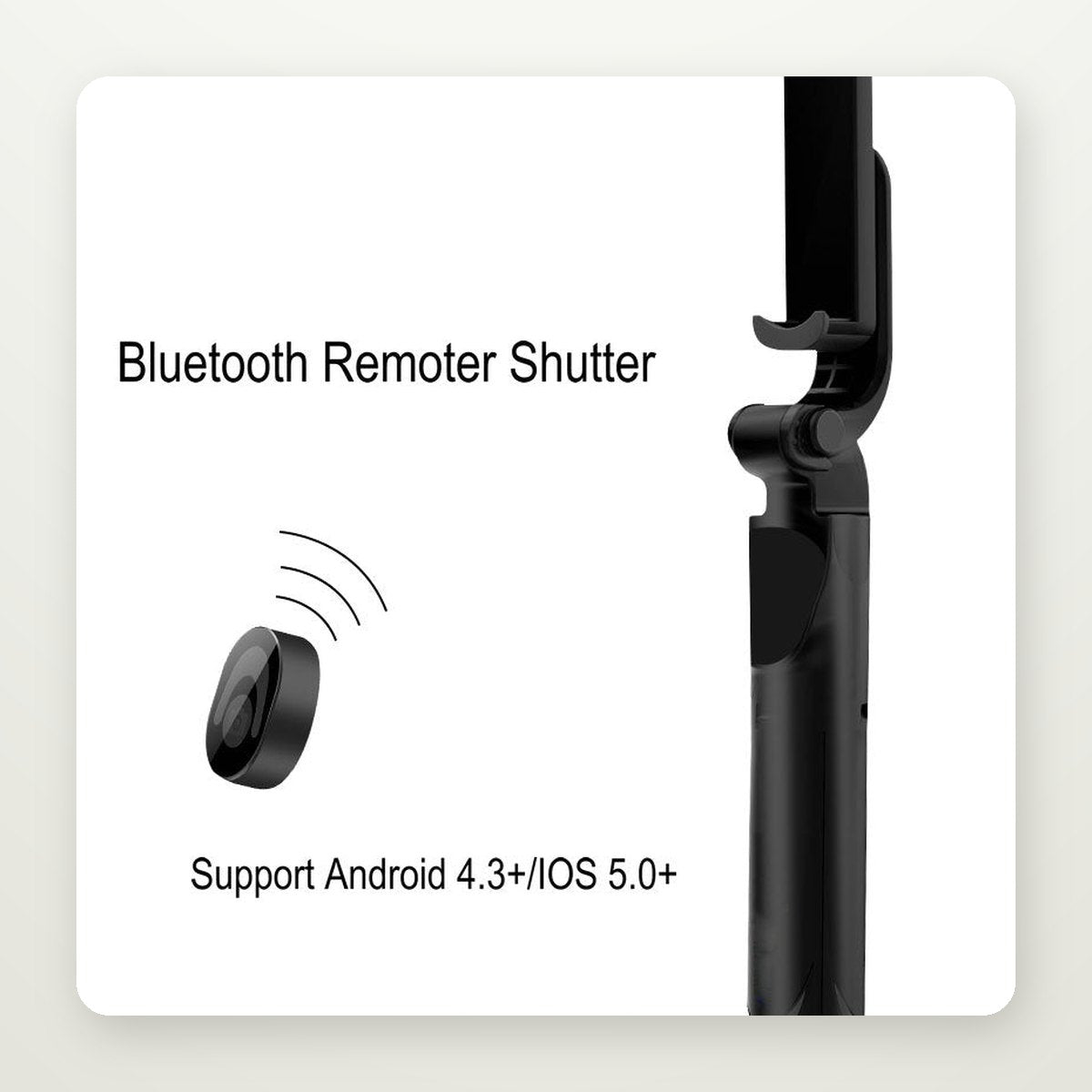 Compact Bluetooth Selfie Stick