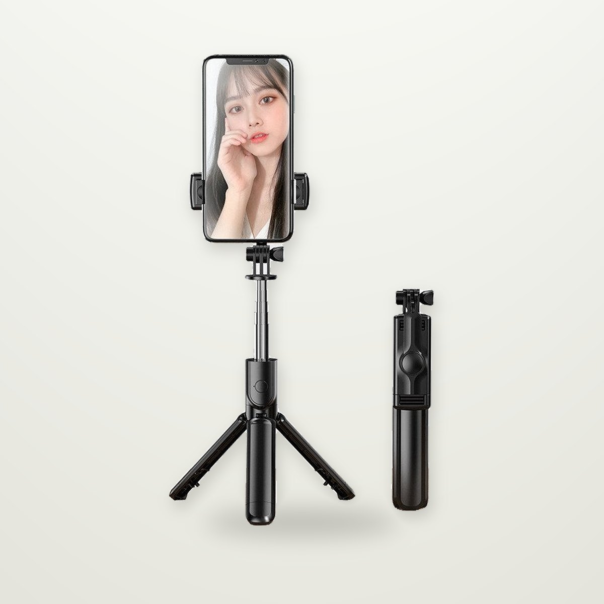Aluminum Bluetooth Selfie Stick with Remote