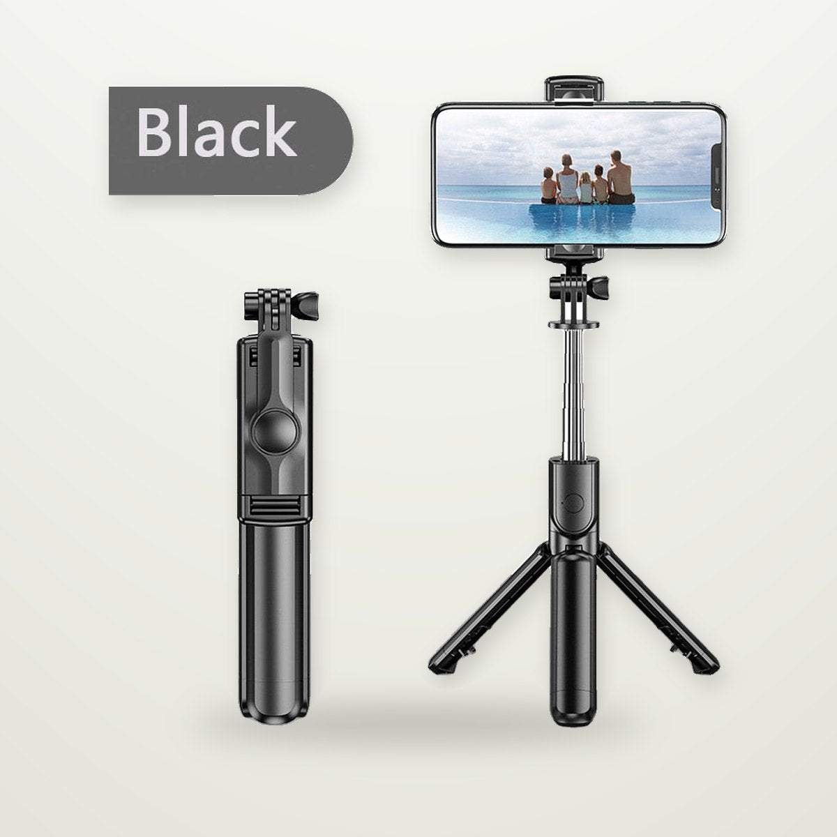 Aluminum Bluetooth Selfie Stick with Remote