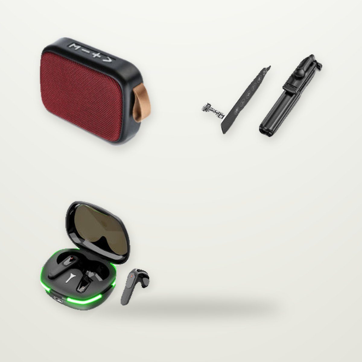 Aluminum Bluetooth Selfie Stick with Remote