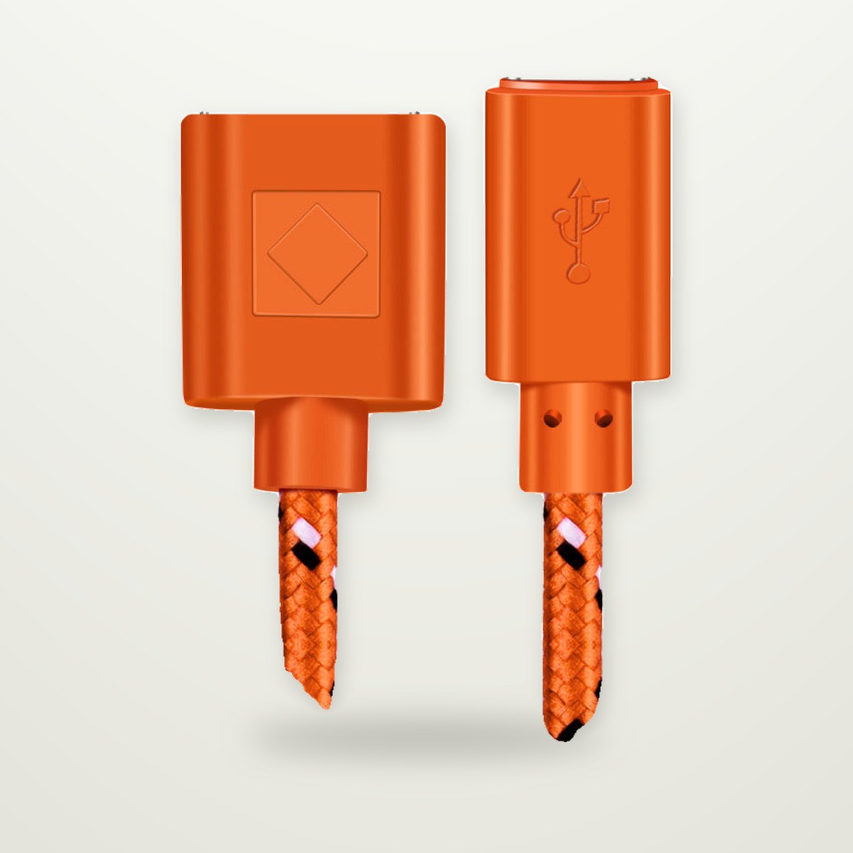 Braided USB-A to USB-C Cable in 10 Colors