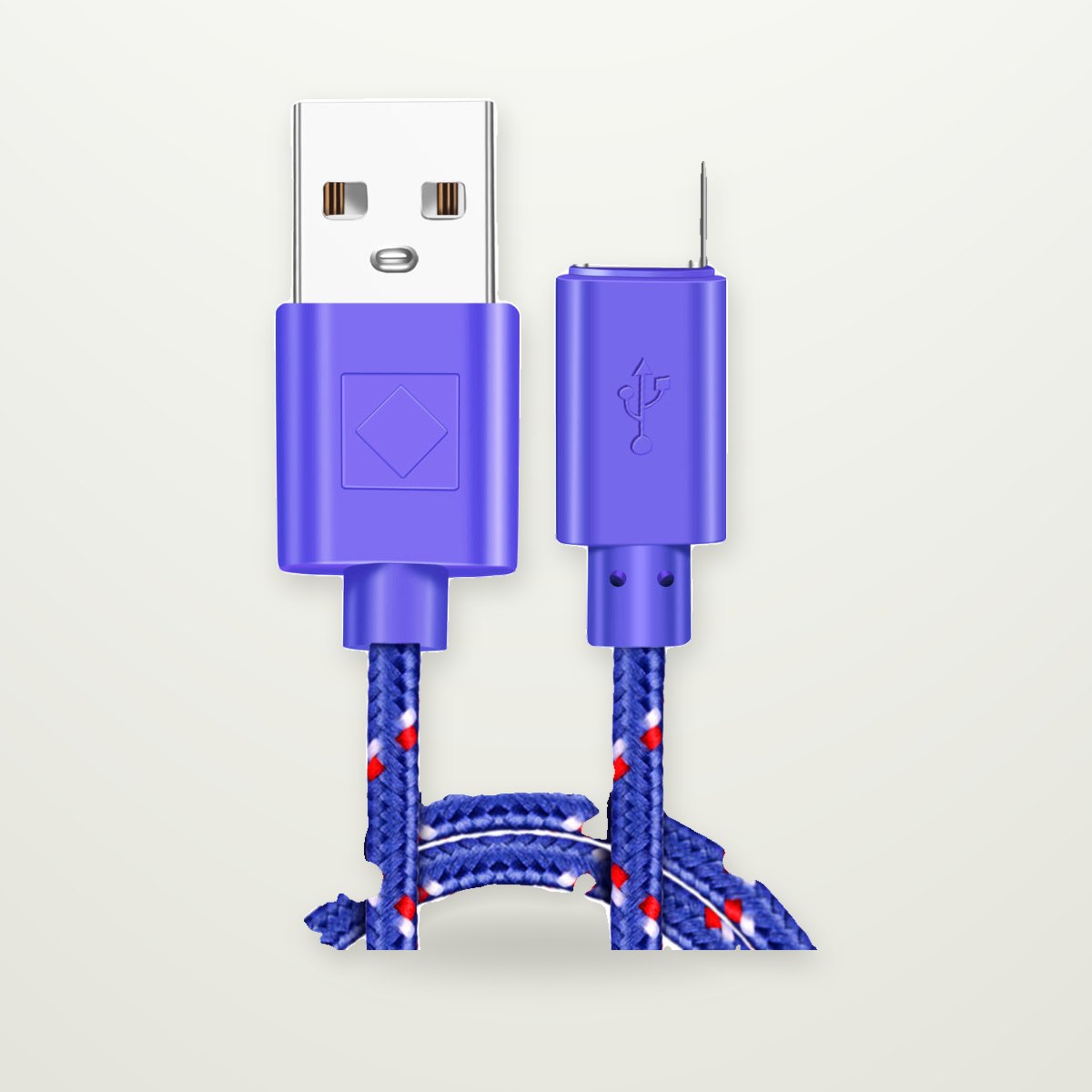 Braided USB-A to USB-C Cable in 10 Colors