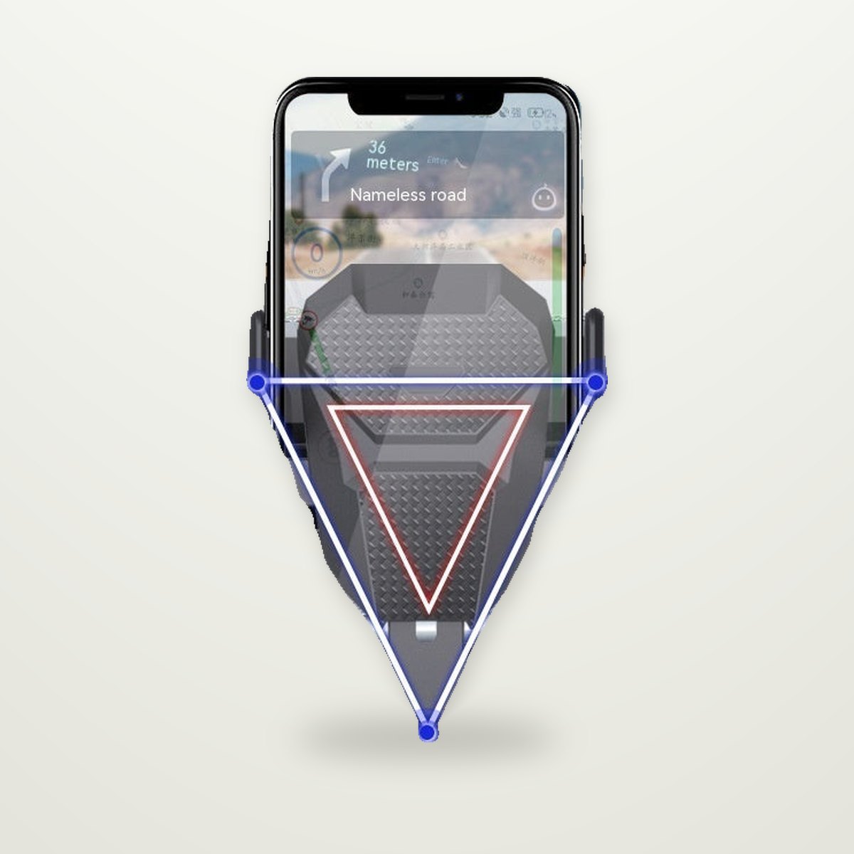 Low-Profile Air Vent Phone Clip