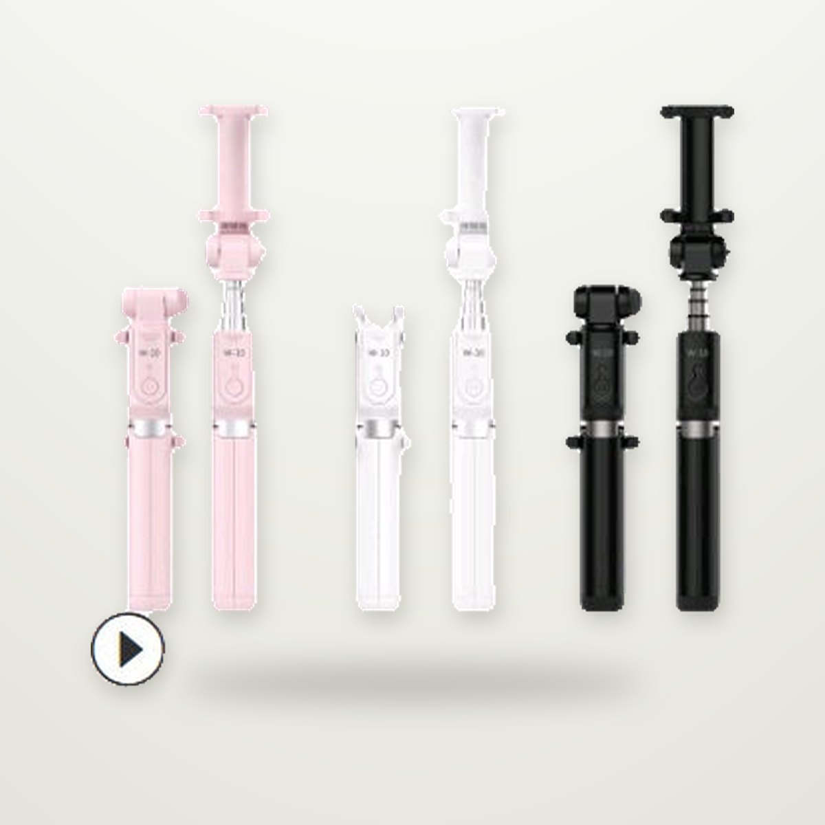 Aluminum Tripod Selfie Stick with Bluetooth Remote