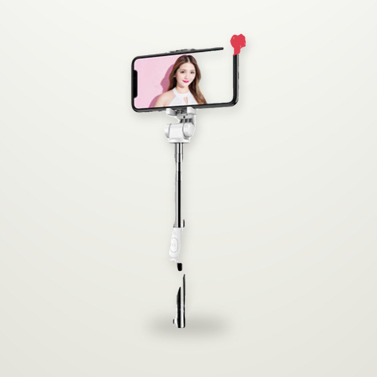 Mini Tripod Selfie Stick with Detachable Remote