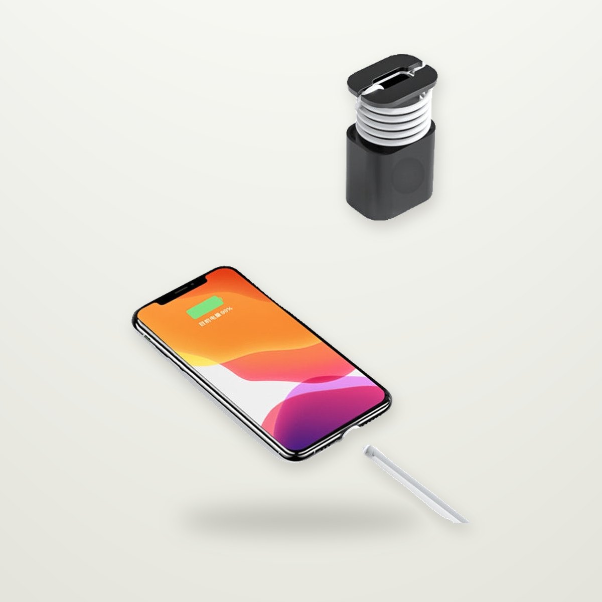 Silicone Charger Cover with Cable Winder for 18W/20W USB-C Bricks