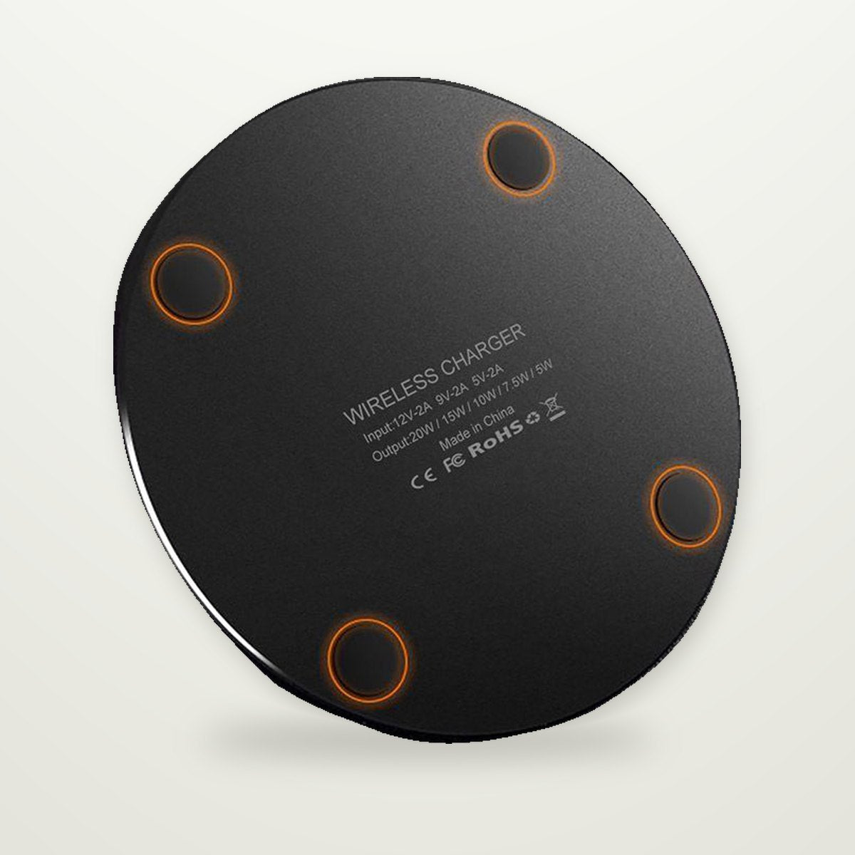 20W Fabric-Top Wireless Charging Pad