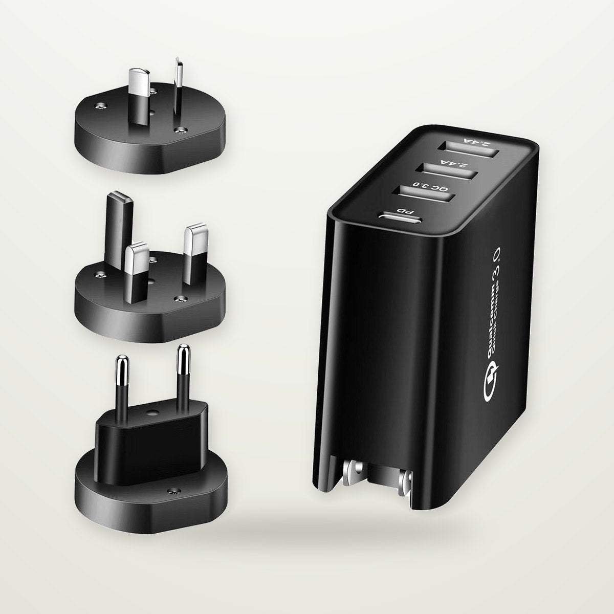 4-Port PD & QC Fast Wall Charger