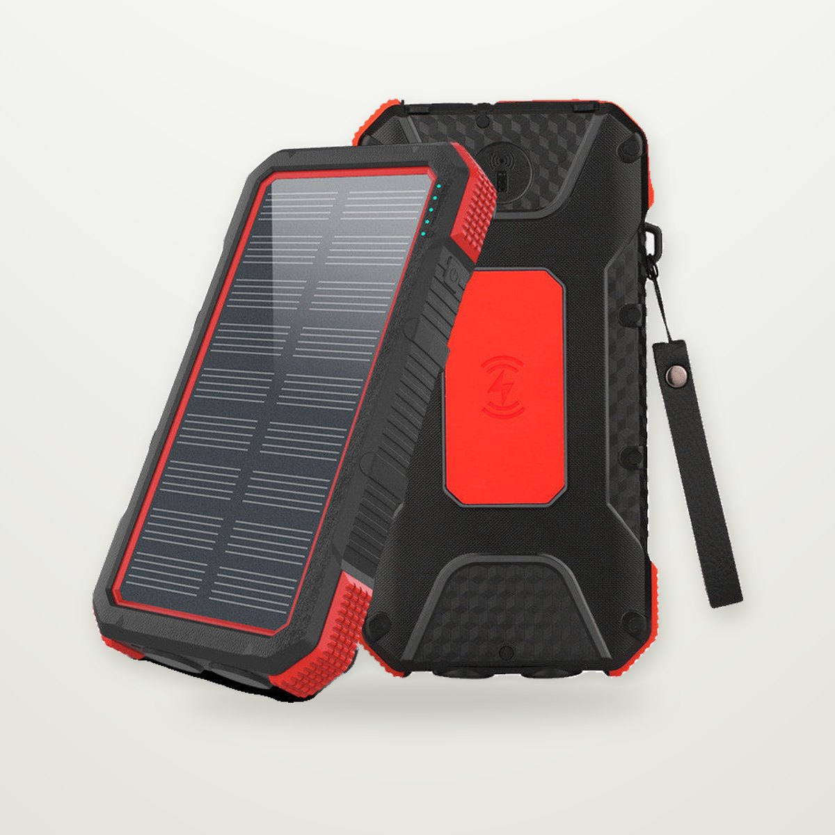 Solar Power Bank with Compass, up to 16,000mAh