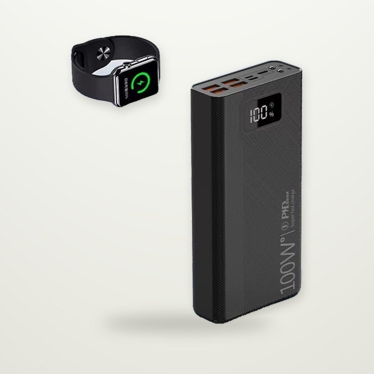 High-Capacity Power Bank, 20,000–50,000mAh