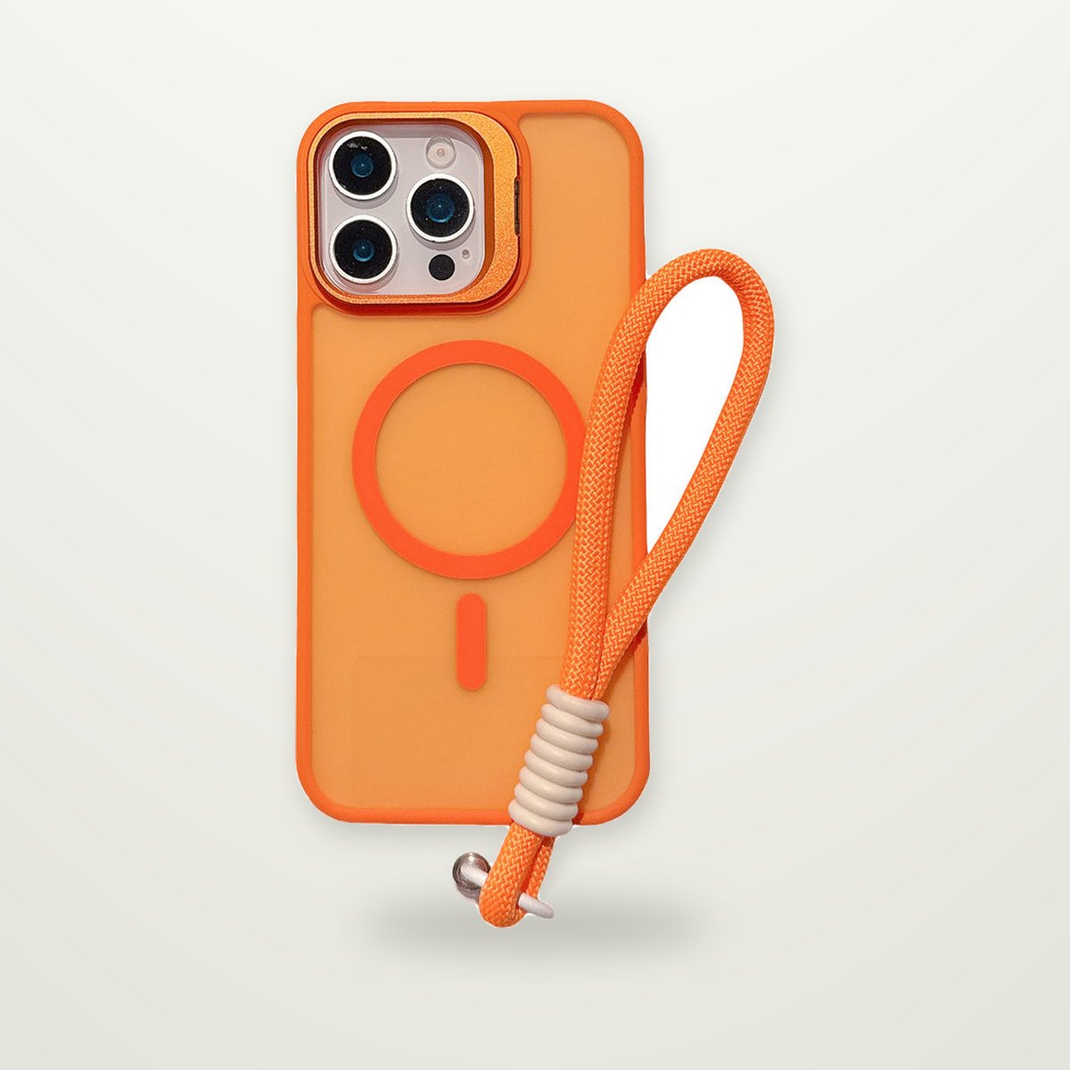 Magnetic Case with Wrist Strap for iPhone 14–17