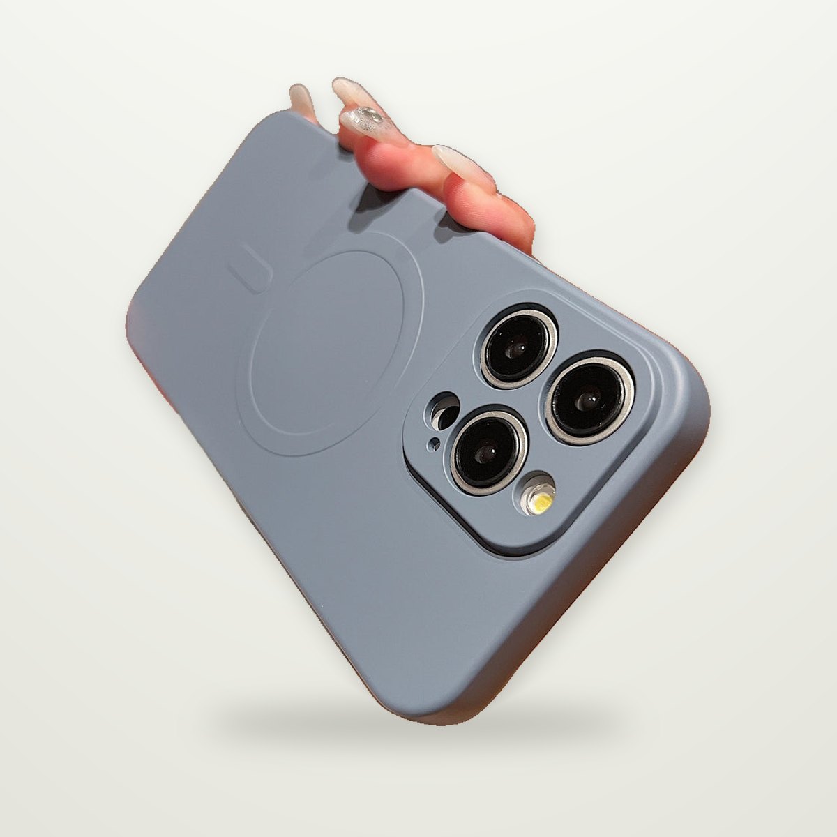 Liquid Silicone MagSafe Case for iPhone 16–17